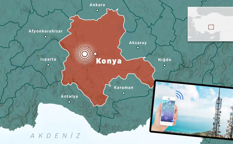 Konya'da deprem sonrası hatlar sınıfta kaldı: İletişim kesildi