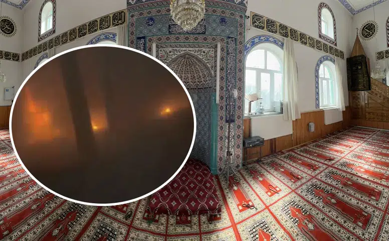 Konya'da sahur vakti cami yandı: Mahalle halkı seferber oldu
