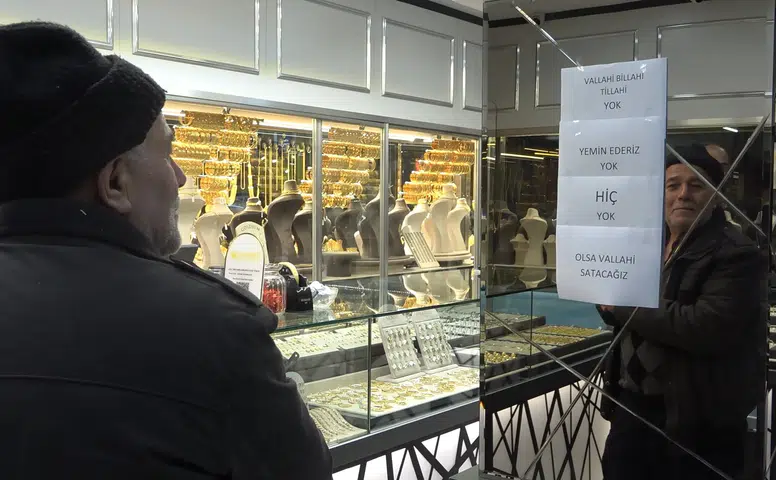 Altın hiç mi yok? Vallahi Billahi yok! Kuyumcular çaresiz kaldı
