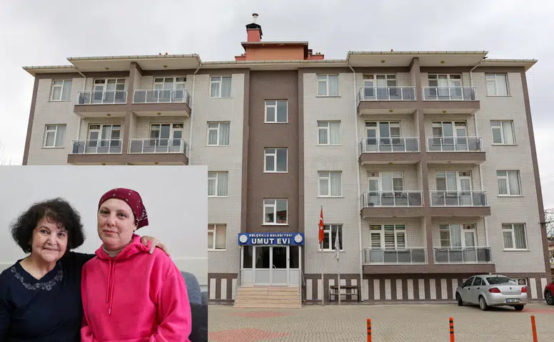 Selçuklu Belediyesi Umut Evi, kanser hastalarının yanında