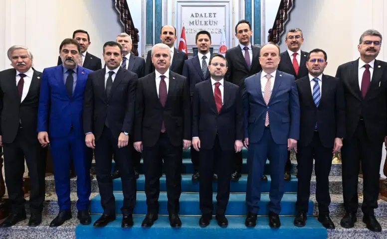 Konya heyetinden, Adalet Bakanı Akın Gürlek'e ziyaret