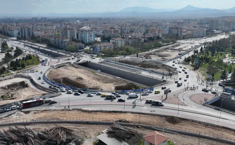 Konya'ya 3 kotta yolu olan kavşak yapılıyor: Trafik sorununa neşter