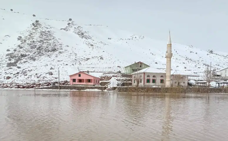 Konya’nın yaylalarından kartpostallık kış manzarası