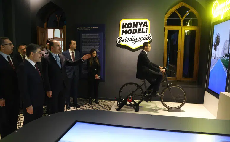 Bakan Yumaklı, Konya'ya geldi: Taş Bina tanıtıldı