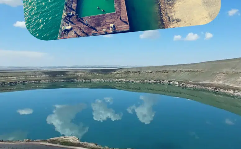 Konya'nın sahili bir başka güzel: Mavinin tatlı hali Acı ile buluştu