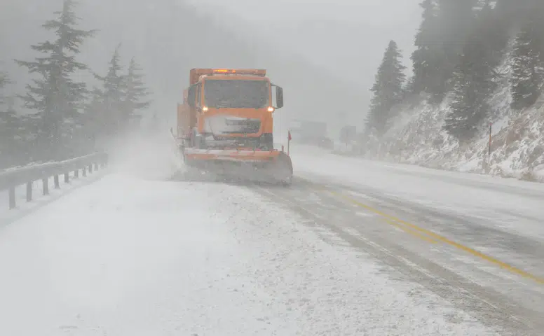 Bin 825 rakımlı Alacabel’de kar kalınlığı 5 santimetreye ulaştı