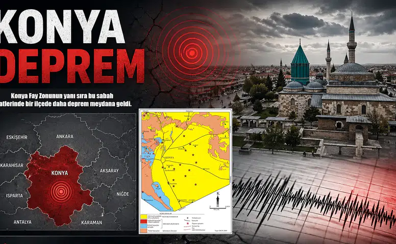 Konya'nın en güvenilir bölgesi olarak biliniyordu: Deprem ile sallandı