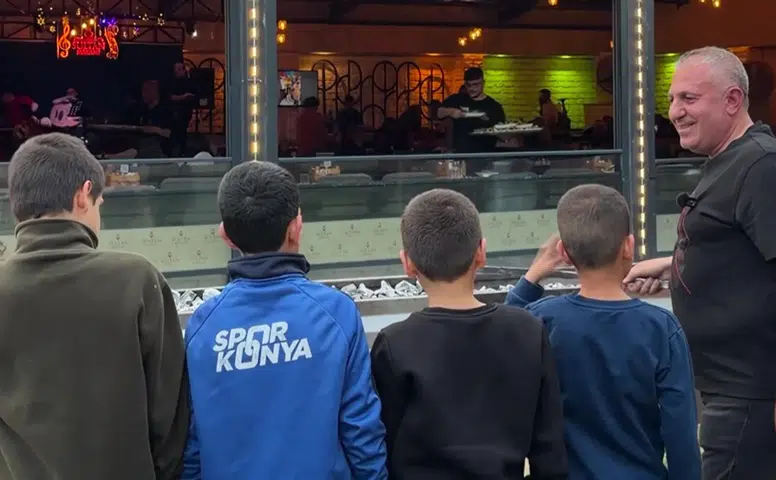 Kaburgacı Yaşar, Konya'ya geldi: Sevgi evlerine özel kebap