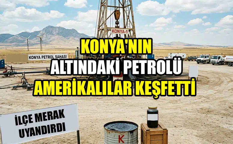 Konya'nın altındaki petrolü Amerikalılar keşfetti: İlçe merak uyandırdı