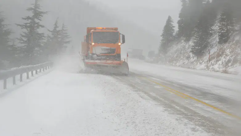 Bin 825 rakımlı Alacabel’de kar kalınlığı 5 santimetreye ulaştı
