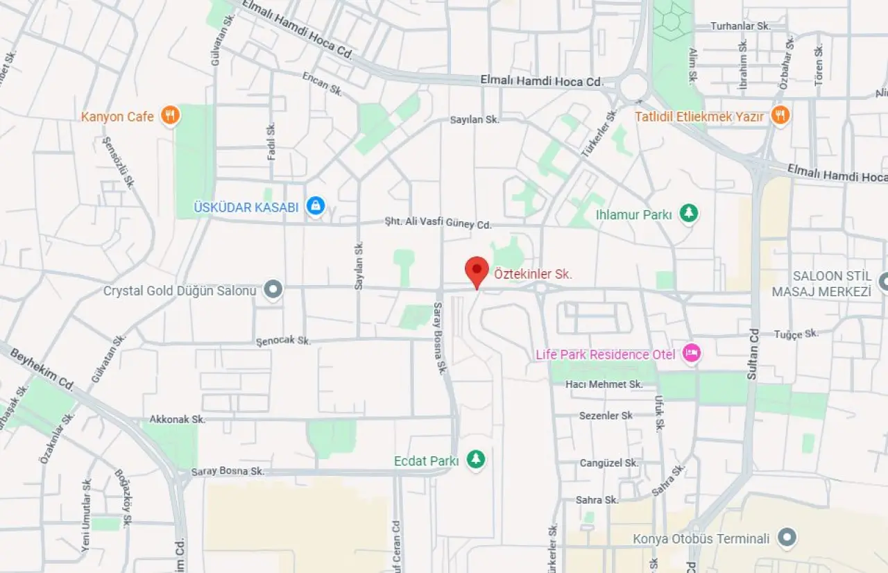 Konya'ya yeni Millet Kıraathanesi geliyor: Konum işaretlendi 6