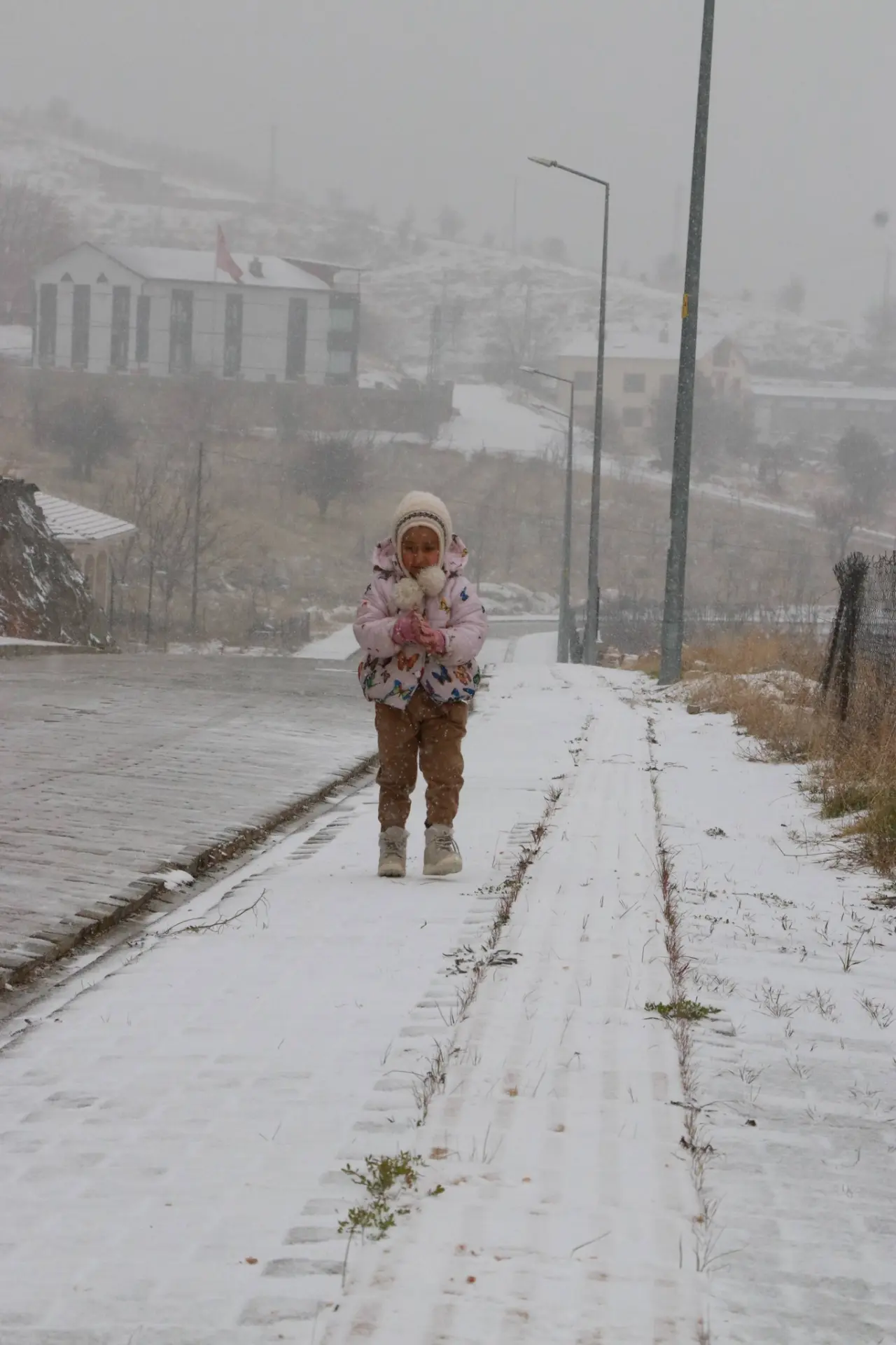 Konya'ya kış geldi: Kar yağışının en güzel kareleri çekildi 10