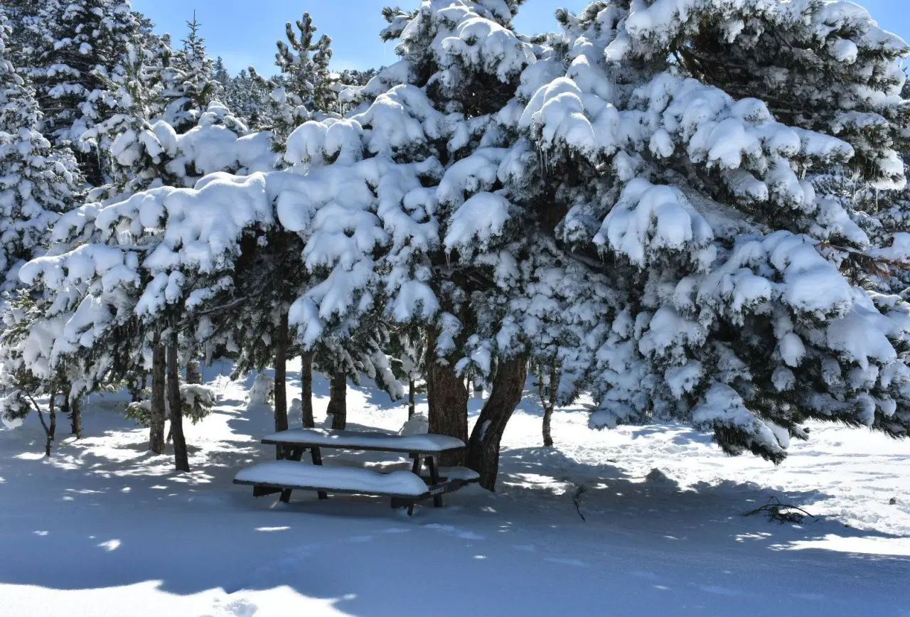 Konya'nın gizemle dolu yaylası: Tarih beyazları giydi 10