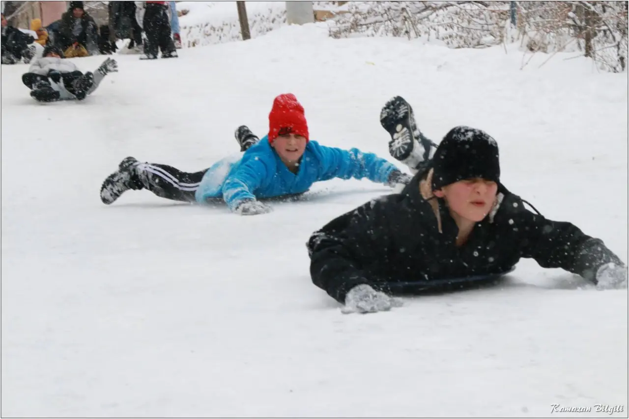 Konya'nın doğal kayak pisti: Tepsiyi kapan sahneye çıktı 14
