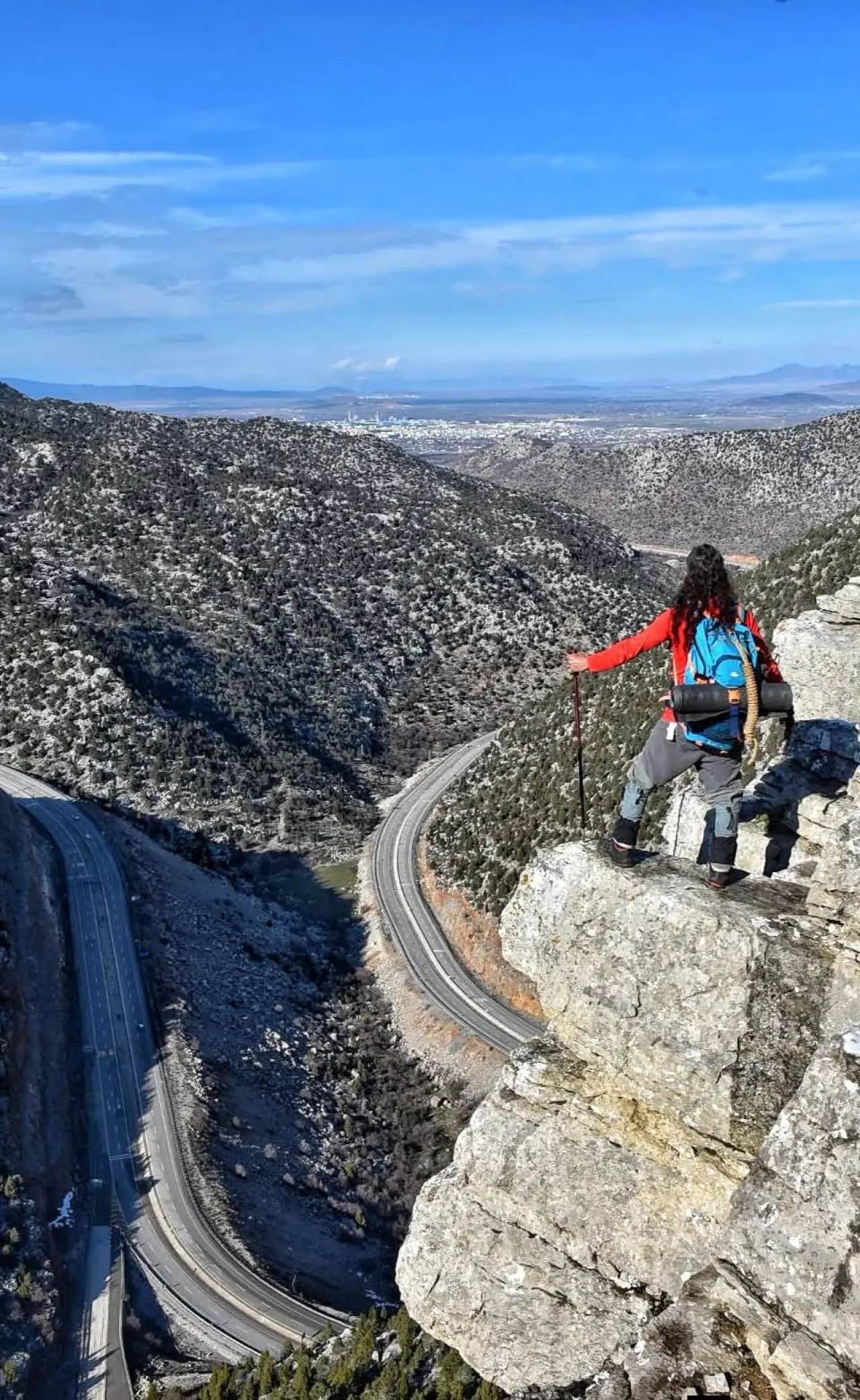 Konya'da kral hareket: Kurt Kayalarına bayrak için tırmandılar 6