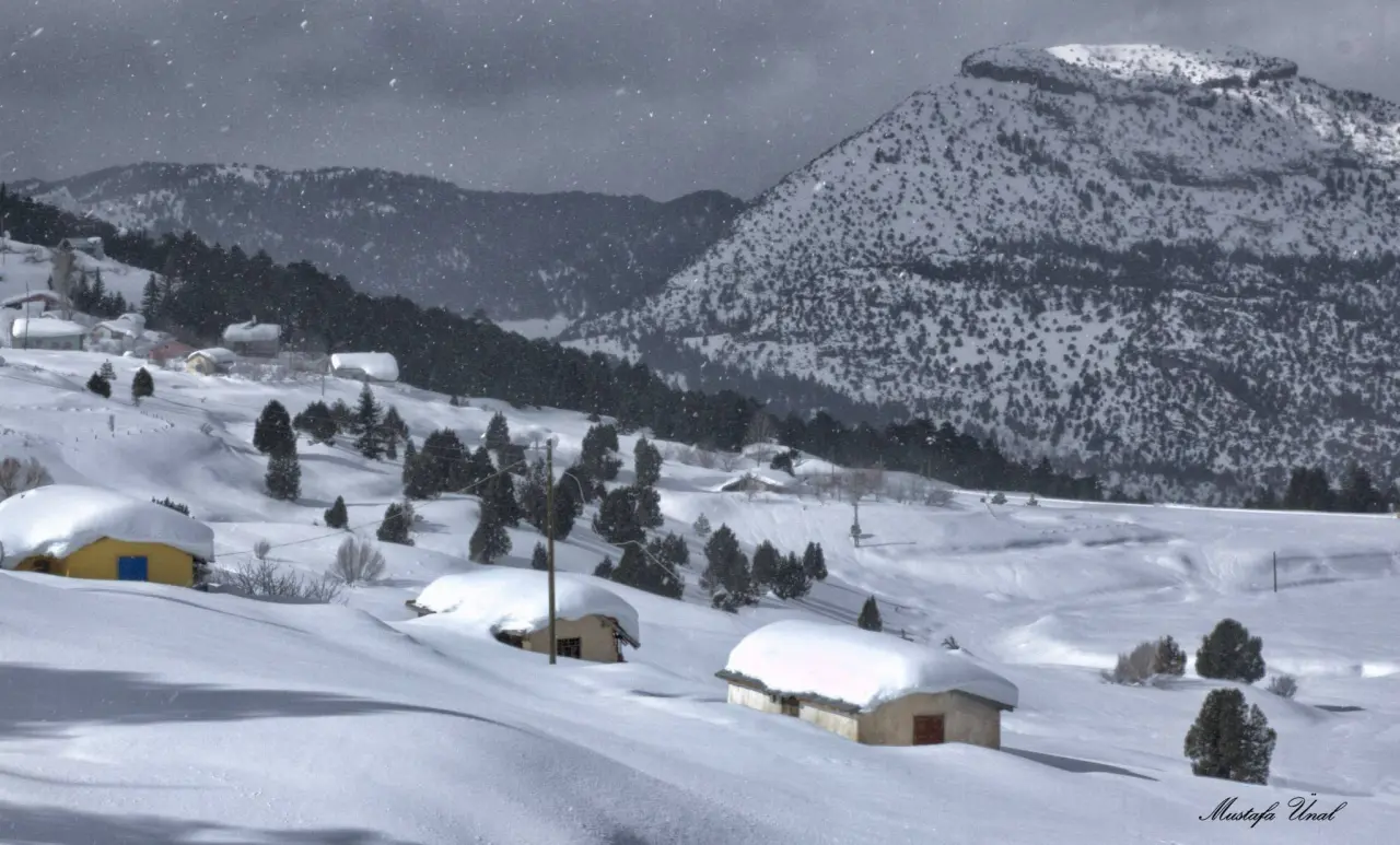 Konya'nın gizemle dolu yaylası: Tarih beyazları giydi 8
