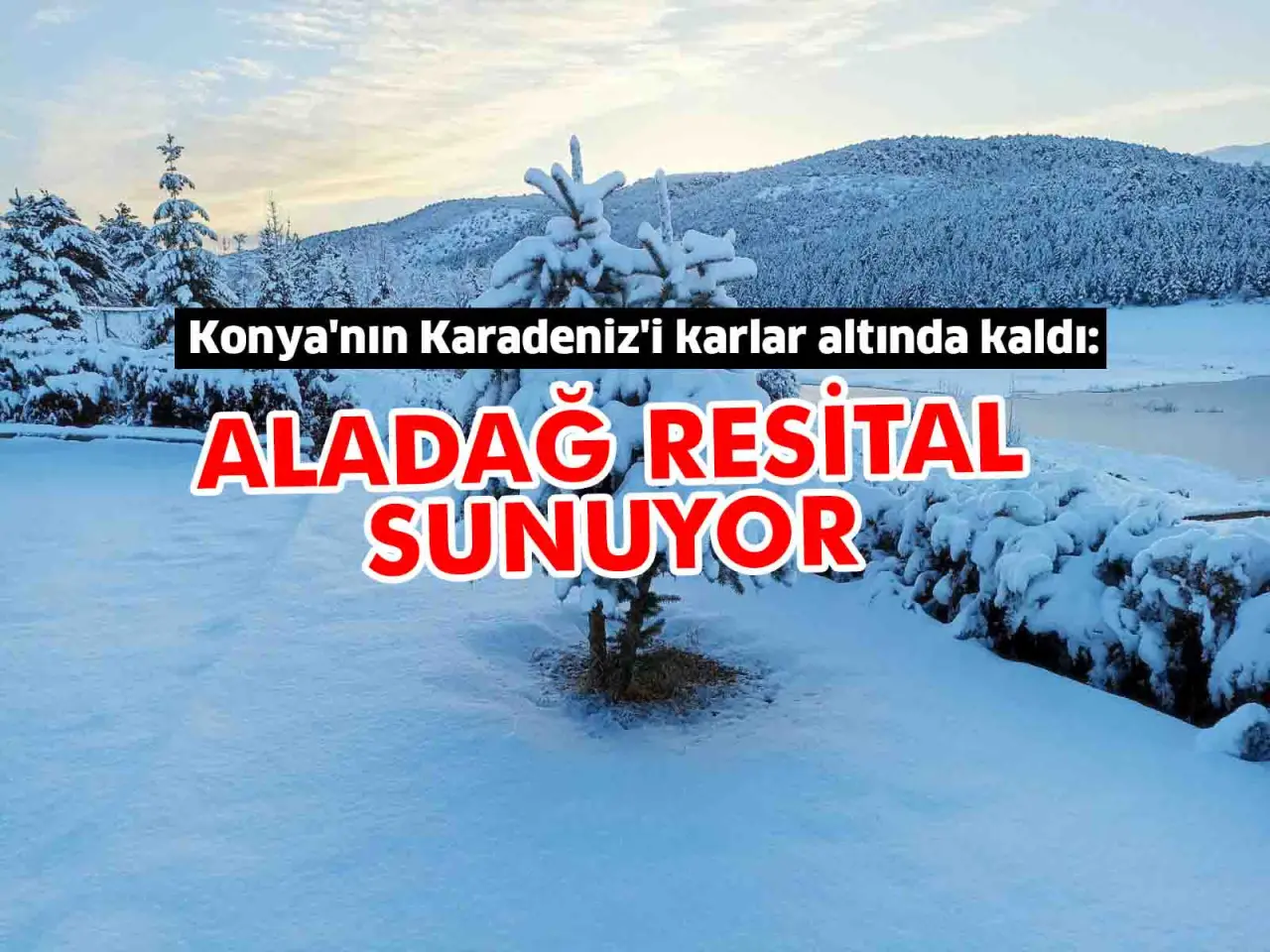 Burası Konya'nın saklı cenneti: Aladağ resital sunuyor 1