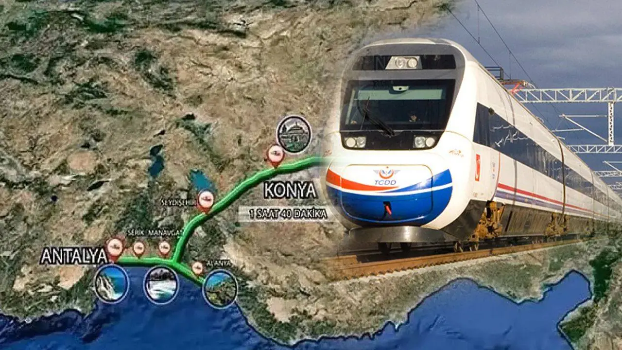Konya’nın 5’li hattı: YHT Kayseri ve Antalya’yı bağlayacak 4