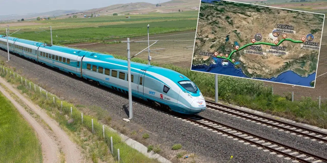 Konya’nın 5’li hattı: YHT Kayseri ve Antalya’yı bağlayacak 3