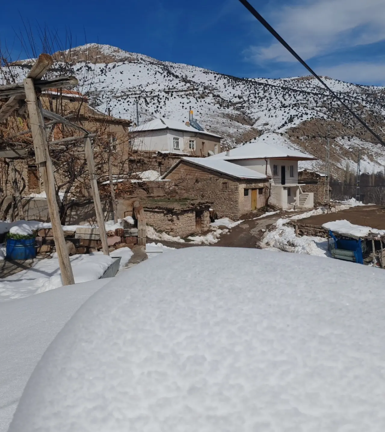 Konya'nın bu konumunda 1 metre kar var: Aydos hayran bırakıyor 3