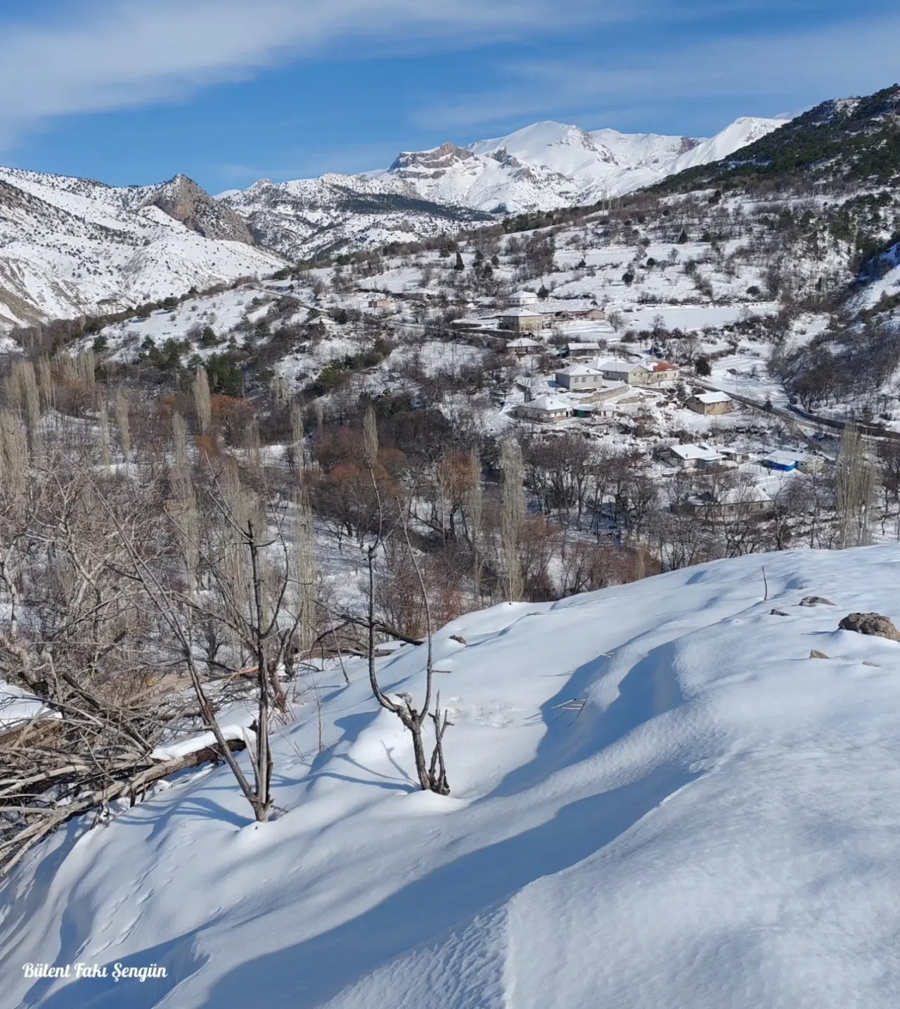 Konya'nın bu konumunda 1 metre kar var: Aydos hayran bırakıyor 8