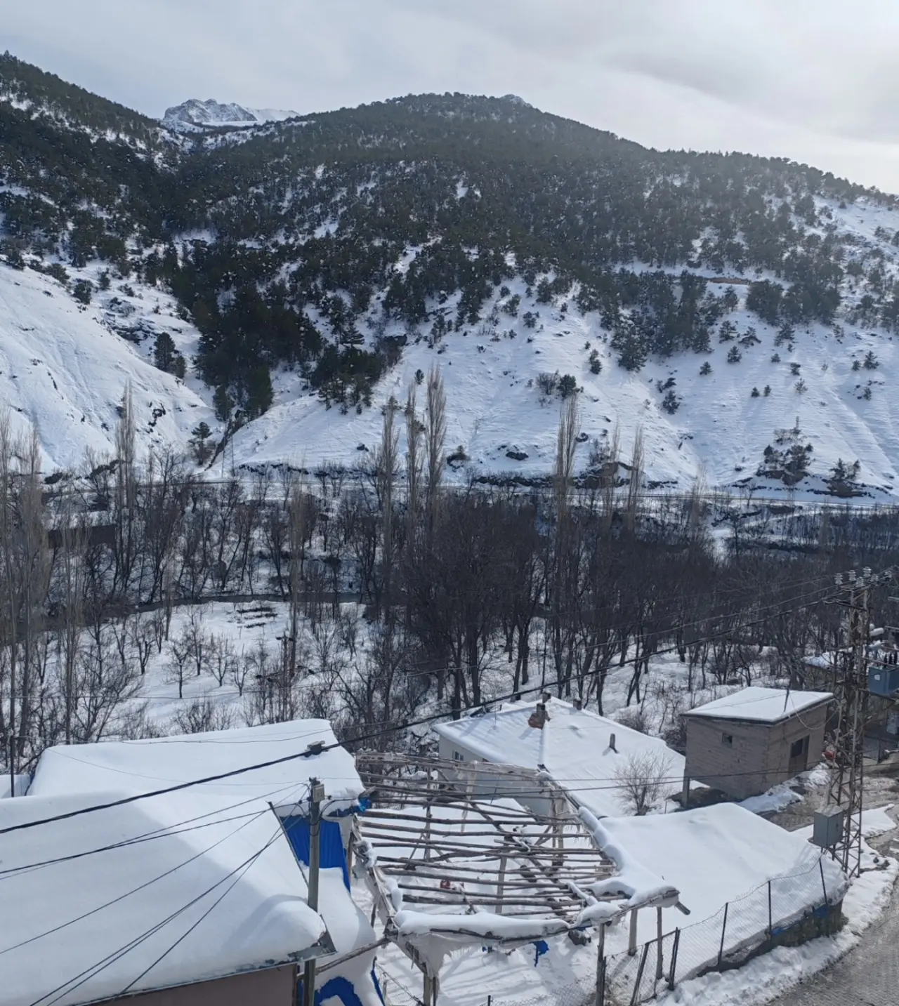 Konya'nın bu konumunda 1 metre kar var: Aydos hayran bırakıyor 4