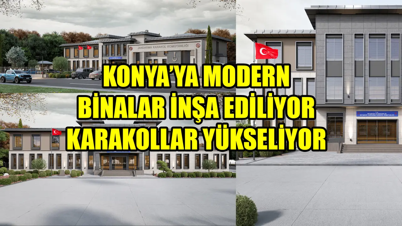 Konya’ya modern binalar inşa ediliyor: Karakollar yükseliyor 1