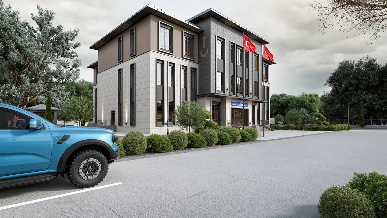 Konya’ya modern binalar inşa ediliyor: Karakollar yükseliyor 3