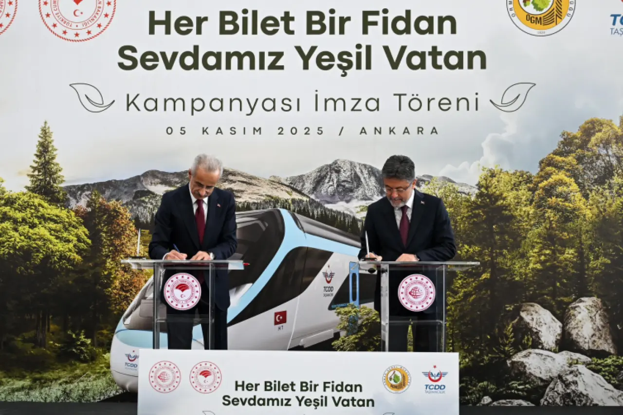 İki bakanlıktan "yeşil vatan" iş birliği: Her YHT yolcusu için bir fidan dikilecek