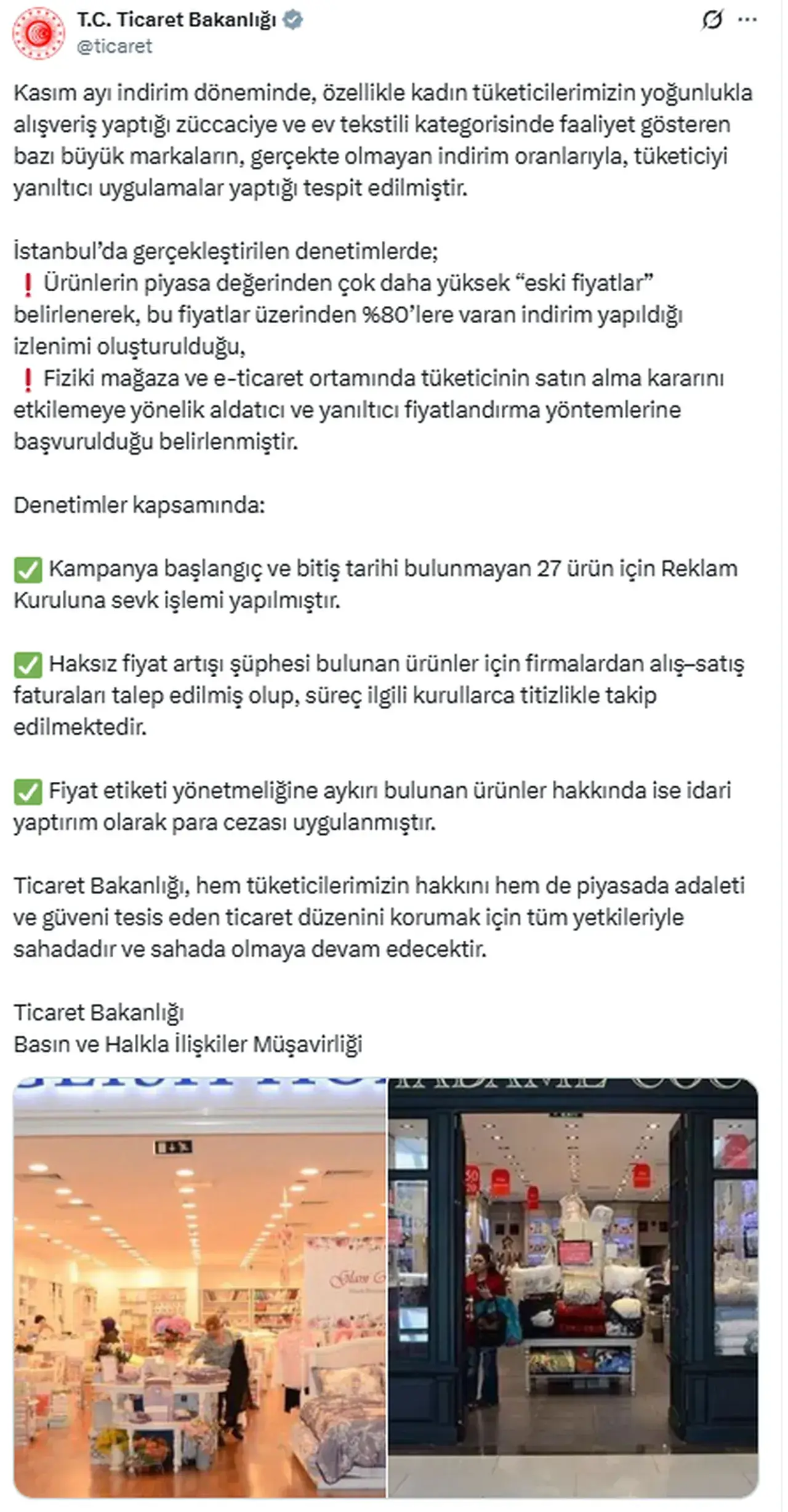 %80 indirim oyunu bakanlığa takıldı! Ünlü markalara ceza...