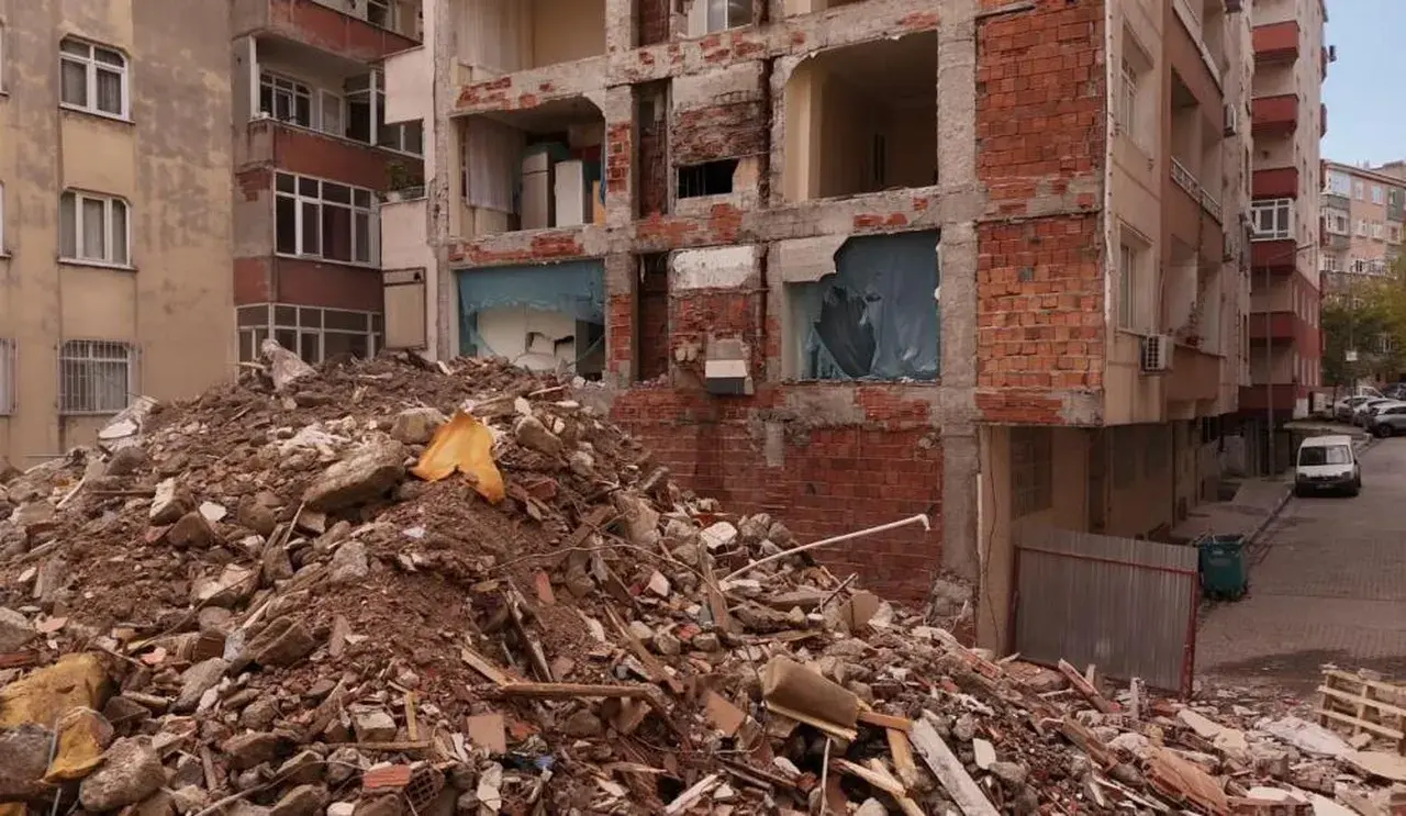 Duvarı olmayan bina