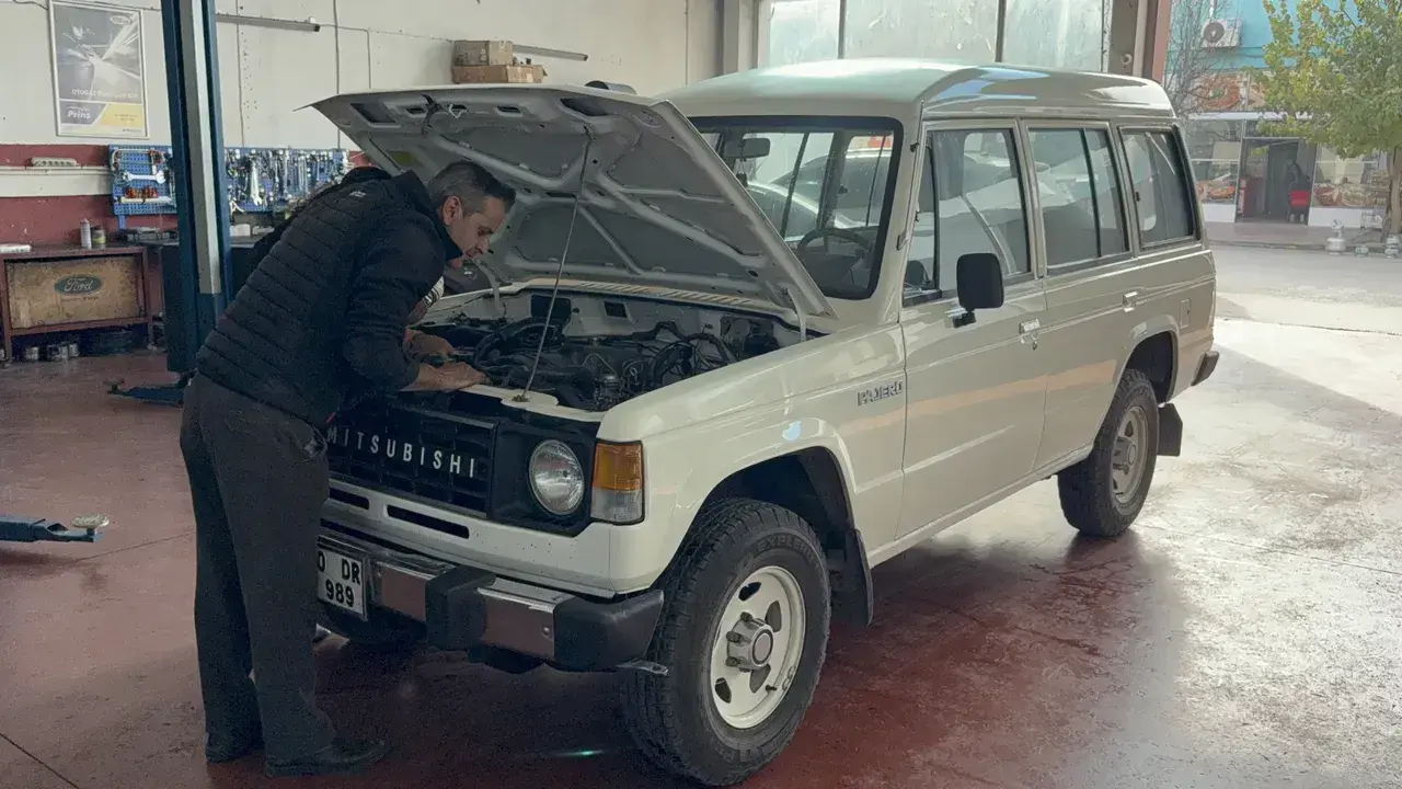 Recep Yazıcıoğlu’nun beyaz makam aracı