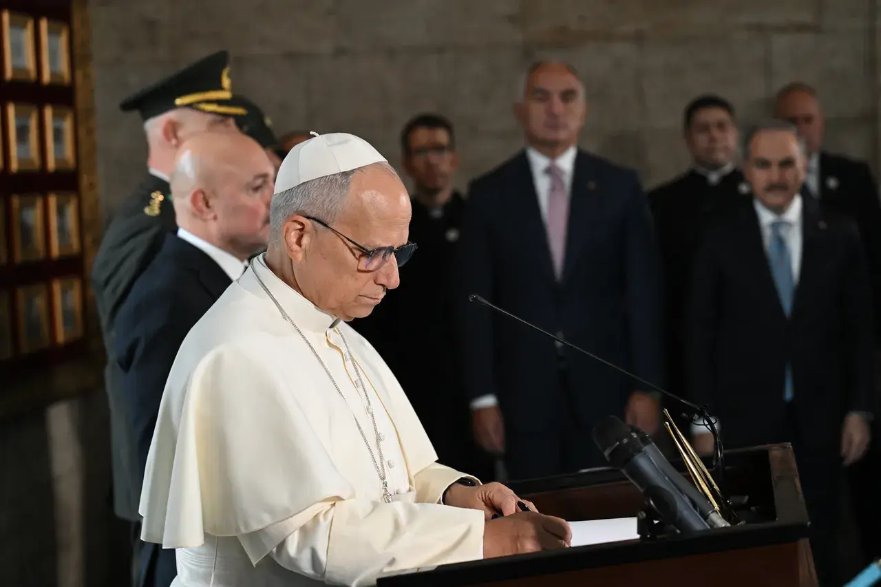 Cumhurbaşkanı Erdoğan, Papa 14. Leo ile bir araya geldi