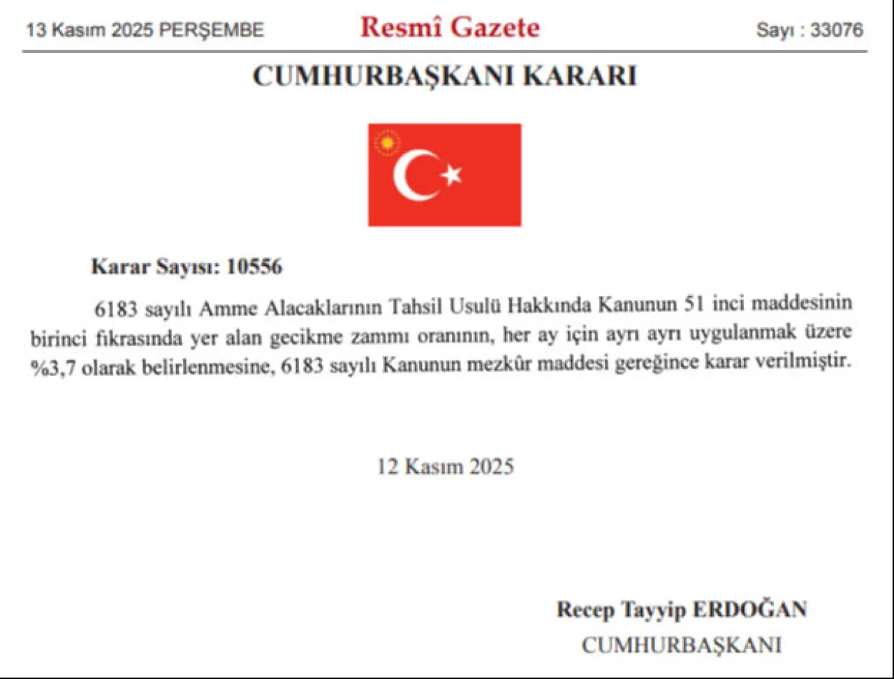 Kamu alacaklarında yeni düzenleme: Gecikme zammı oranı düşürüldü - 1. Resim