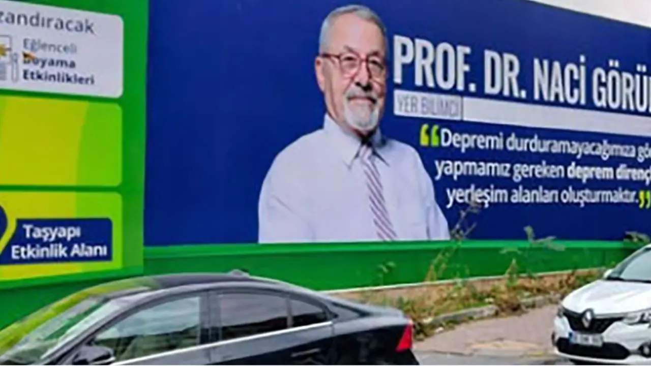 Naci Görür reklam yüzü oldu! Panonun durduğu yer tepki çekti