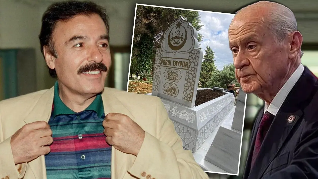 MHP lideri Bahçeli&#039;den vefa! Ferdi Tayfur&#039;un kabrini yaptırdı