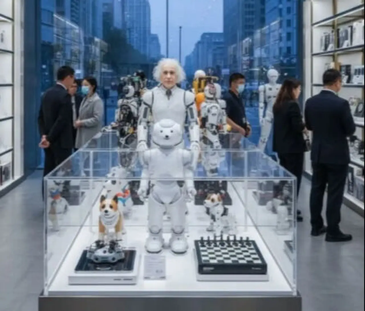 Dünyada bir ilk! ''Robot Alışveriş Merkezi'' görenleri mest ediyor - 1. Resim