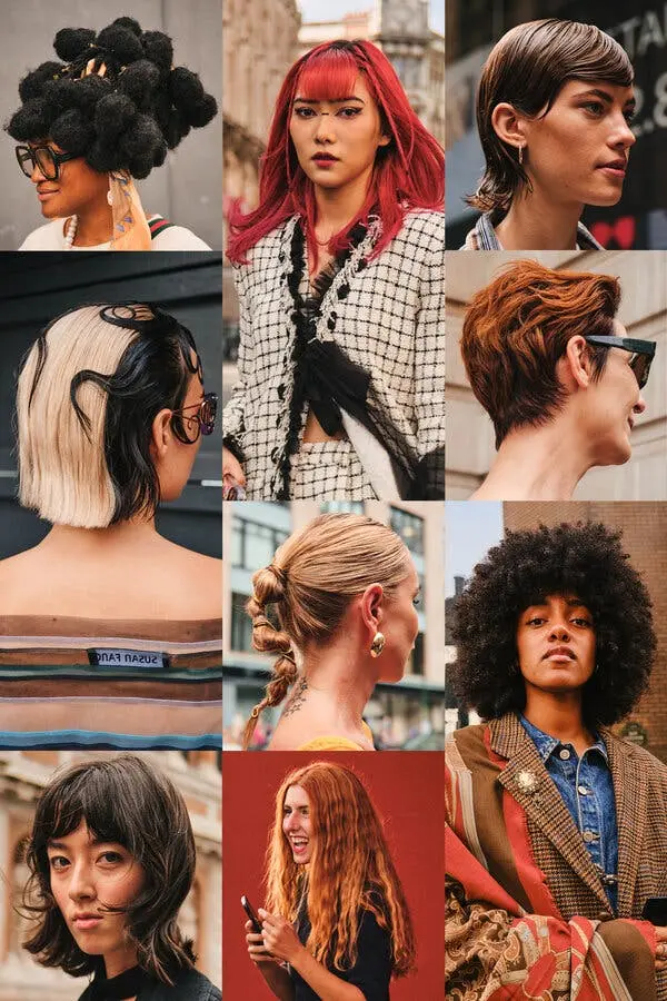 Photos: Best Hair at Fashion Week Spring 2024 - The New York Times