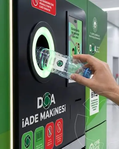 Gün içinde sürekli kullandığınız bir PET şişeyi çöpe atmak yerine iECO  Depozito İade Makinesi'ne bırakın. Böylece ambalajınız doğru yere ulaşır ve  geri dönüşüm sürecine dahil olur. ♻️💚 #REVEGO #GeriDönüşüm  #Sürdürülebilirlik #DöngüselEkonomi ...