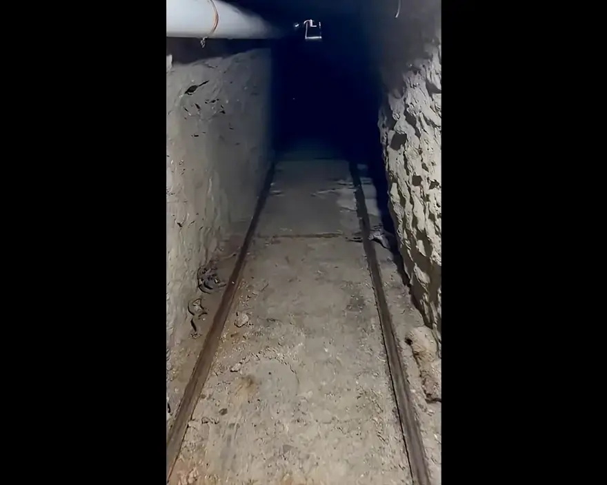 ABD-Meksika sınırında 590 metrelik kaçakçılık tüneli bulundu. 1 ton uyuşturucu yakalandı 3