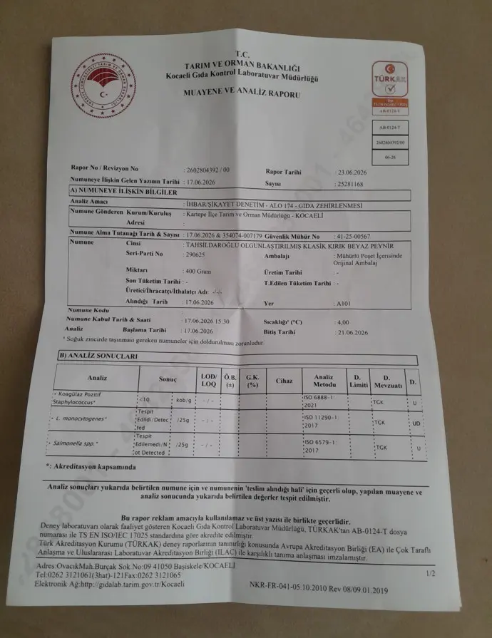 Tüm marketlerde satılan beyaz peynirde ölümcül bakteri bulundu: Sakın yemeyin! - Resim : 2