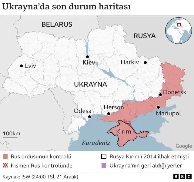 Ukrayna-Rusya savaşı: 2024'te savaşın seyrinde hangi faktörler etkili  olacak? - BBC News Türkçe