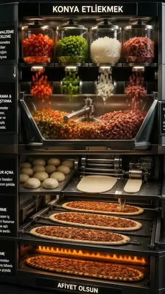 Konya'da ortaya çıkan bu ilginç görüntüler sosyal medyayı salladı! 🤖🍽️  İddialara göre bir robot, bedava etli ekmek dağıtıyor ve görenler  şaşkınlığını gizleyemiyor. Tepkiler, detaylar ve viral anlar bu videoda! Bu  içerik yapay