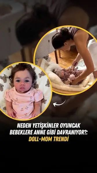 Sosyal medyada milyonlarca görüntülenme alan ve sıkça tartışılan Doll-Mom  Trendi nedir? 🤱