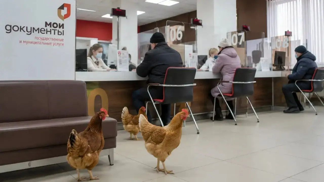 Yeni yasa yanlış anlaşıldı! Tavuklarını giydirip devlet dairesine götürdüler: Görenler şaşkına döndü