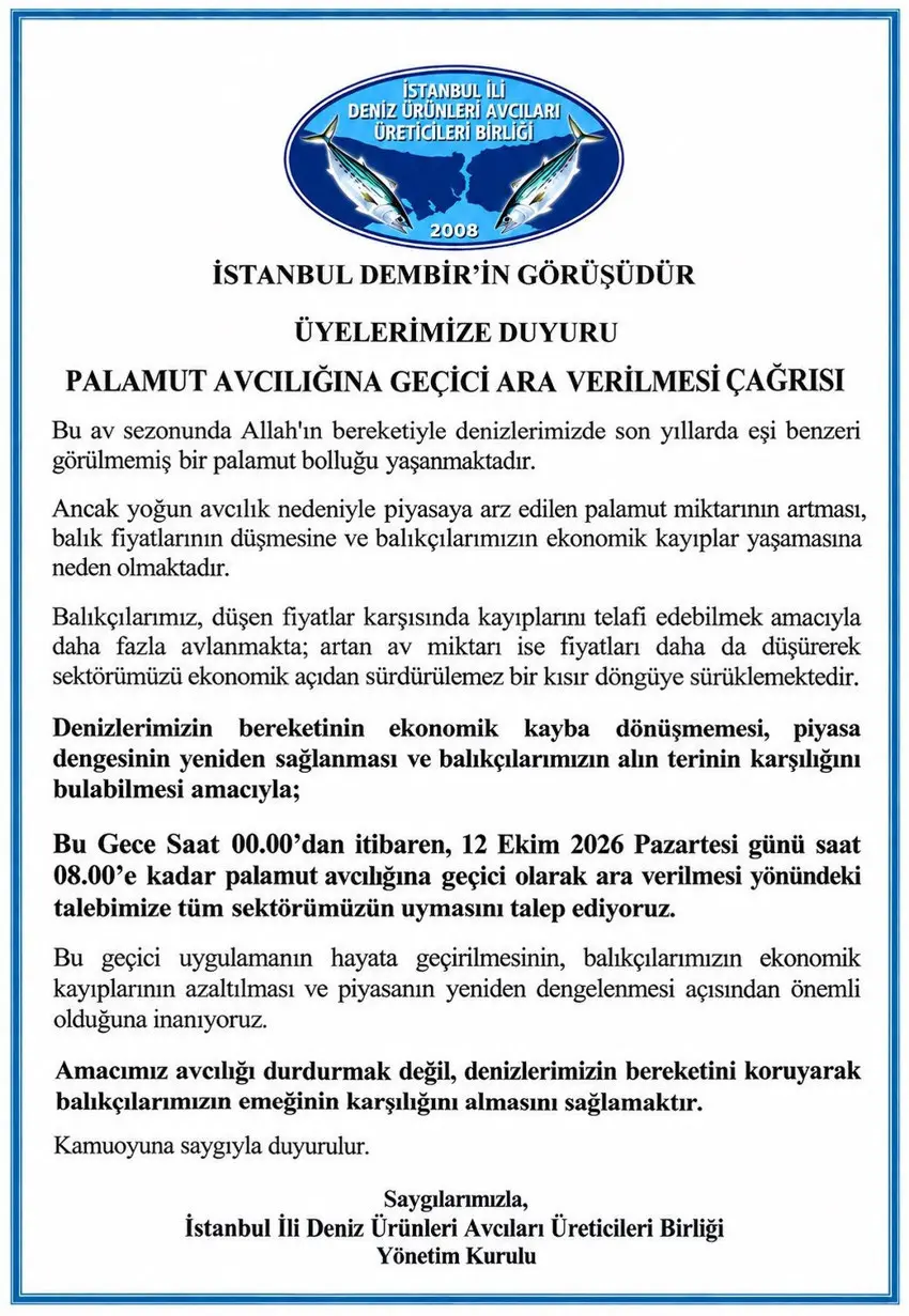 Palamut ucuzladı ava çıkmayın! - Resim : 1