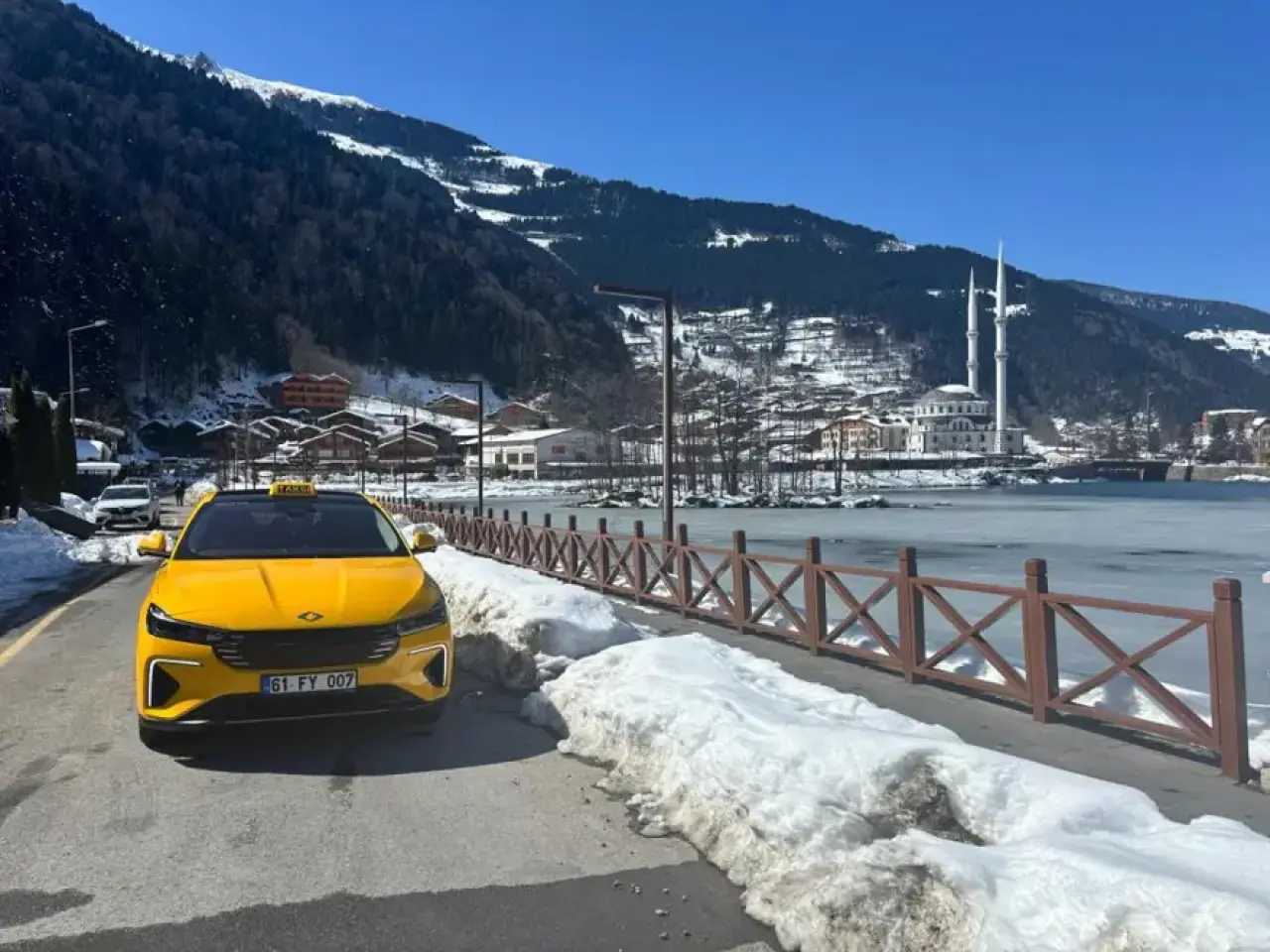 Togg taksi Karadeniz yollarında 