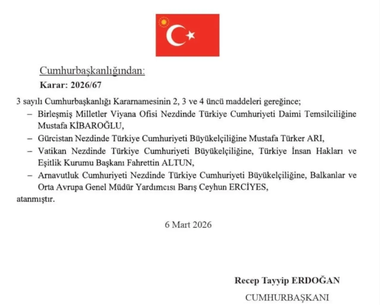 Fahrettin Altun Vatikan Büyükelçisi olarak atandı - Resim : 1