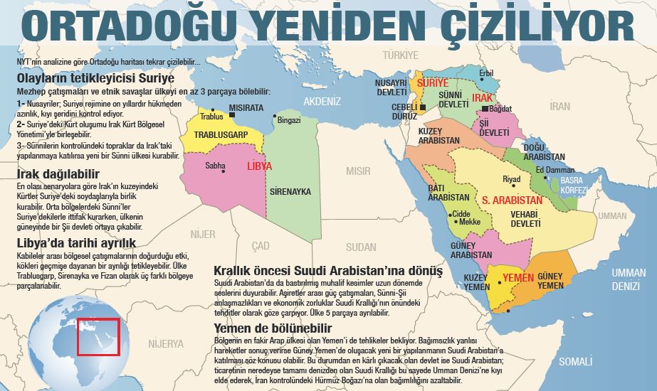 BOP'UN YENİ ORTADOĞU HARİTASI!.. - ARŞİV HABER - Afyon haber ...